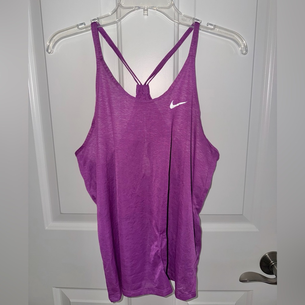 Women’s Nike Dri-Fit Purple Strappy Tank Top